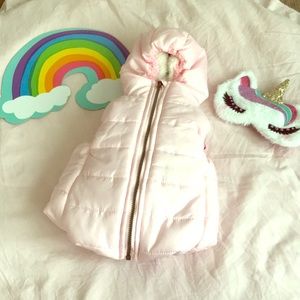 Baby Girl Pink Puffy Vest